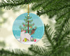 Turkish Van Cat Christmas Ceramic Ornament CK4733 product image at NuMercy 2
