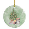 Corgi Puppy Christmas Presents and Tree Ceramic Ornament product image at NuMercy