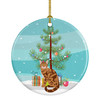 Bengal Cat Christmas Ceramic Ornament CK4747 product image at NuMercy
