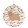 Coton de Tulear #1 Merry Christmas Ceramic Ornament product image at NuMercy