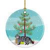American Curl Cat Christmas Ceramic Ornament CK4552 product image at NuMercy