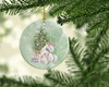 Samoyed Caught Up Christmas Presents and Tree Ceramic Ornament product image at NuMercy 2