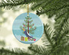 Cockatiel Merry Christmas Ceramic Ornament product image at NuMercy 2