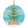 Oregon Rex Cat Christmas Ceramic Ornament CK4668 product image at NuMercy