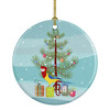 Rosella Merry Christmas Ceramic Ornament product image at NuMercy