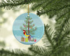Rosella Merry Christmas Ceramic Ornament product image at NuMercy 2