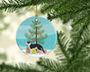 Bicolour Aegean Cat Christmas Ceramic Ornament CK4549 product image at NuMercy 2