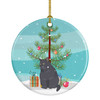 British Shorthair Cat Christmas Ceramic Ornament CK4752 product image at NuMercy