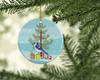 Jay Bird Merry Christmas Ceramic Ornament product image at NuMercy 2