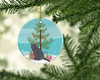 British Shorthair Cat Christmas Ceramic Ornament CK4751 product image at NuMercy 2