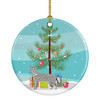 Egyptian Mau Cat Christmas Ceramic Ornament CK4614 product image at NuMercy