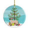 Siamese Modern Cat Christmas Ceramic Ornament CK4711 product image at NuMercy