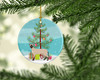 Siamese Modern Cat Christmas Ceramic Ornament CK4711 product image at NuMercy 2