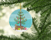 Serengeti Cat Christmas Ceramic Ornament CK4709 product image at NuMercy 2