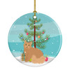 Selkirk Rex Cat Christmas Ceramic Ornament CK4790 product image at NuMercy
