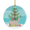 Siberian Forest Cat Christmas Ceramic Ornament CK4715 product image at NuMercy