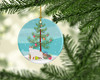 Turkish Van Cat Christmas Ceramic Ornament CK4734 product image at NuMercy 2
