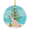 Sphynx Cat Christmas Ceramic Ornament CK4801 product image at NuMercy