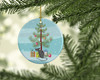 Satin Mouse Merry Christmas Ceramic Ornament product image at NuMercy 2