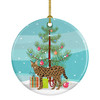 Savannah Cat Christmas Ceramic Ornament CK4703 product image at NuMercy