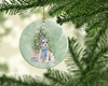 Jack Russell Terrier Wire Christmas Presents and Tree Ceramic Ornament product image at NuMercy 2