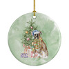 Boxer Christmas Presents and Tree Ceramic Ornament product image at NuMercy