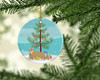 Oriental Longhair Cat Christmas Ceramic Ornament CK4672 product image at NuMercy 2
