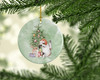 Australian Shepherd High Five Christmas Presents and Tree Ceramic Ornament product image at NuMercy 2