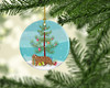 Toyger Cat Christmas Ceramic Ornament CK4731 product image at NuMercy 2