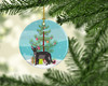 Devon Rex Cat Christmas Ceramic Ornament CK4601 product image at NuMercy 2