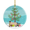 Siamese Traditional Cat Christmas Ceramic Ornament CK4713 product image at NuMercy