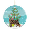 Pixie Bob Cat Christmas Ceramic Ornament CK4686 product image at NuMercy