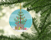 Blue Abyssinian Cat Christmas Ceramic Ornament CK4547 product image at NuMercy 2