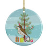 Thrush Merry Christmas Ceramic Ornament product image at NuMercy