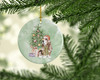 Basset Hound #3 Christmas Presents and Tree Ceramic Ornament product image at NuMercy 2