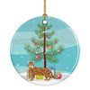 Bengal Cat Christmas Ceramic Ornament CK4569 product image at NuMercy