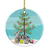 American Shorthair Cat Christmas Ceramic Ornament CK4554 product image at NuMercy