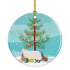 American Curl Cat Christmas Ceramic Ornament CK4553 product image at NuMercy