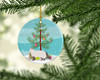 American Curl Cat Christmas Ceramic Ornament CK4553 product image at NuMercy 2