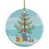 Blue Rat Merry Christmas Ceramic Ornament product image at NuMercy