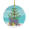 Korat Cat Christmas Ceramic Ornament CK4636 product image at NuMercy