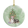 Corgi Pembroke Tricolor Christmas Presents and Tree Ceramic Ornament product image at NuMercy