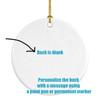 German Rex Cat Christmas Ceramic Ornament CK4628 product image at NuMercy 3