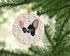 French Bulldog Merry Christmas Ceramic Ornament WDK1503 product image at NuMercy 2