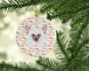 Chinese Crested Merry Christmas Ceramic Ornament WDK1494 product image at NuMercy 2