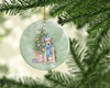 Labrador Retriever Yellow Christmas Presents and Tree Ceramic Ornament product image at NuMercy 2