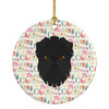 Affenpinscher Merry Christmas Ceramic Ornament WDK1483 product image at NuMercy