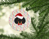 Dachshund Merry Christmas Ceramic Ornament WDK1459 product image at NuMercy 2