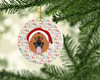 German Shepherd Merry Christmas Ceramic Ornament WDK1464 product image at NuMercy 2