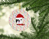 French Bulldog Merry Christmas Ceramic Ornament WDK1463 product image at NuMercy 2